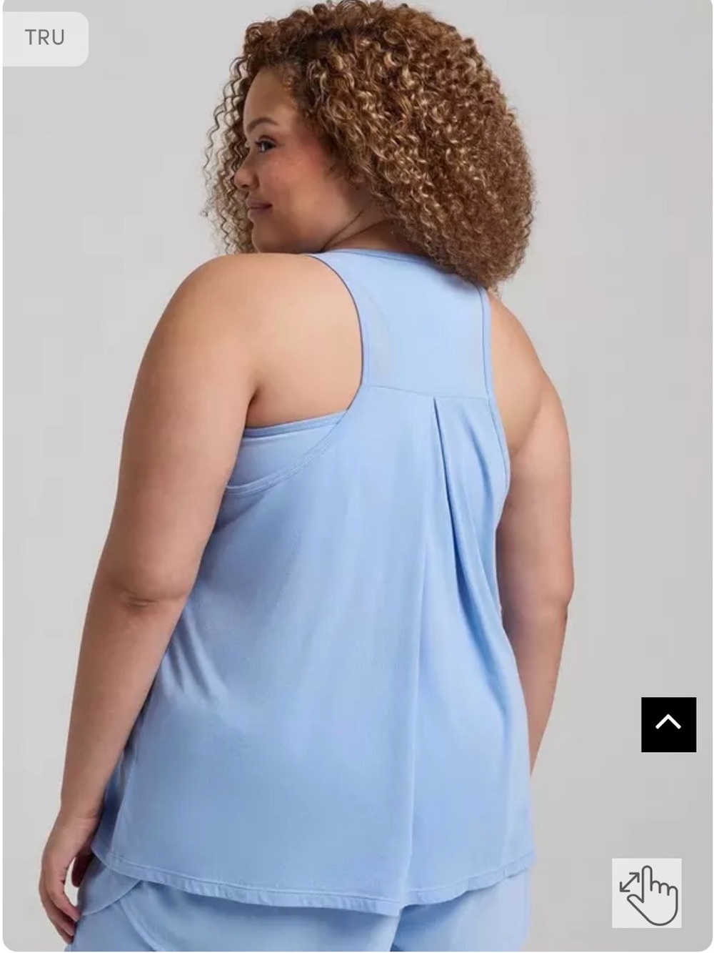 Torrid Performance Cotton Active Tank 2-in-1 Bra - Picture 3 of 10